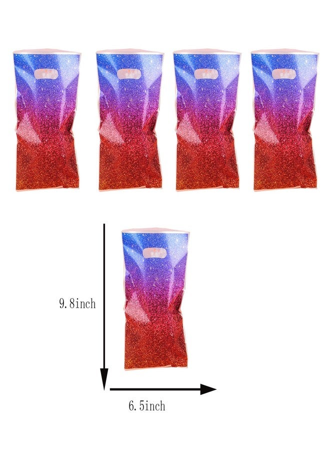 LYK 30PCS Colorful Gradient Party Favors Bag with Handles Multicolor Goody Treat Gift Bags for Boys Giels Birthday Party Decorations Supplies - Image 4
